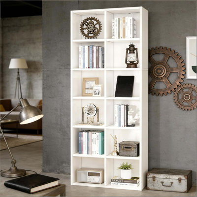 Bibliothèque compacte, présentoir attrayant, armoire ouverte