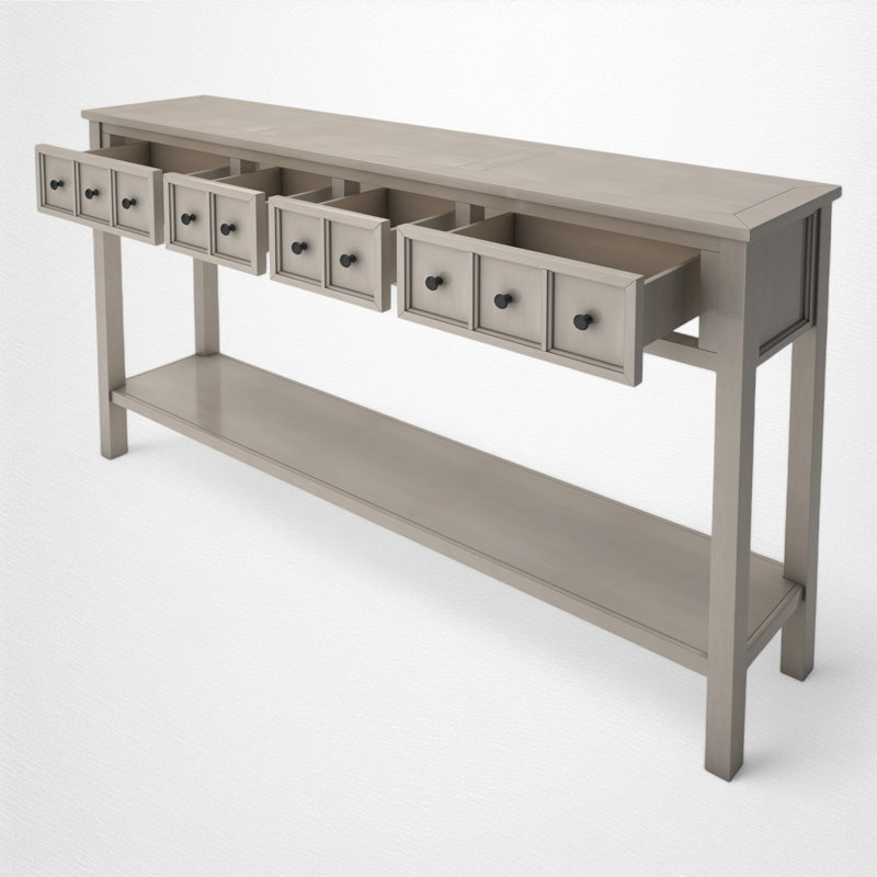 Console 60,03 po, Gris délavé