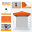 Pavillon de jardin en acier-124871710