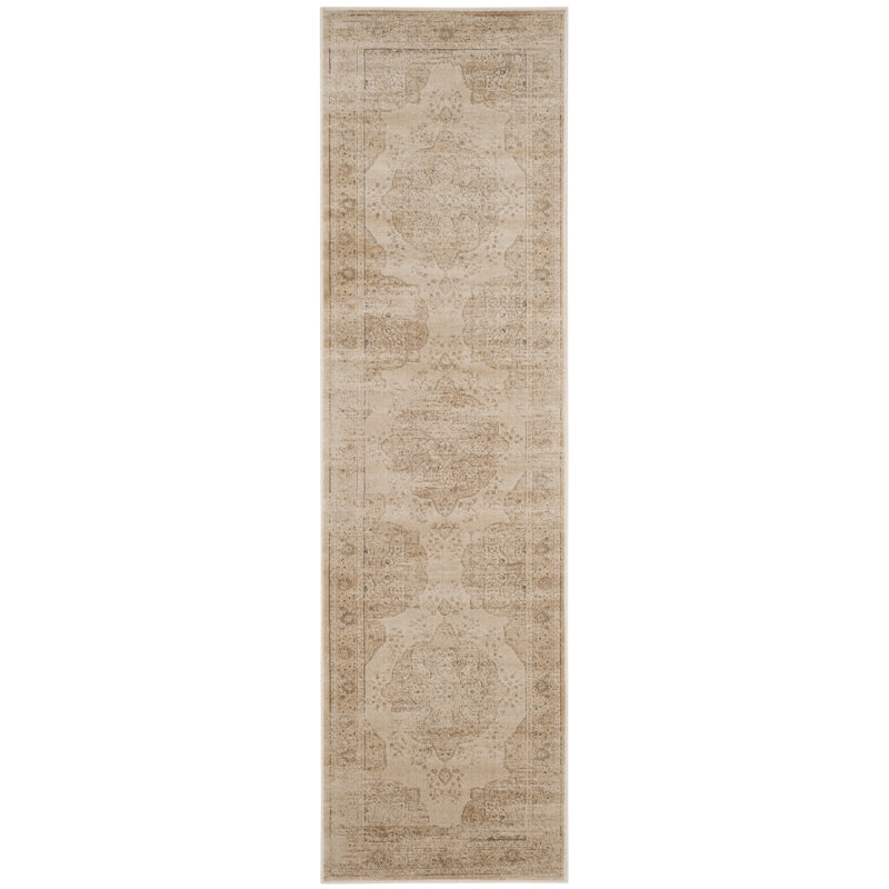 Tapis oriental performance rétro Mancia, Tapis de couloir 2 pi 2 po x 8 pi