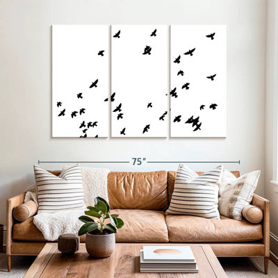Group Of Flying Birds