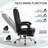Minola Faux Leather Executive Chair with Footrest-1221707699