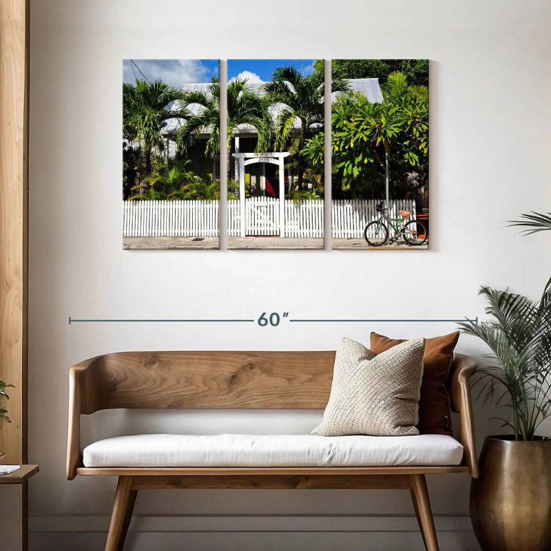 Lilie Key West Cottage, H 28 po x l 45 po