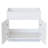 36" Antique White Bathroom Vanity Base Only