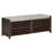 43" Distressed Shutter Storage Bench, Entryway Storage with Storage-569099702