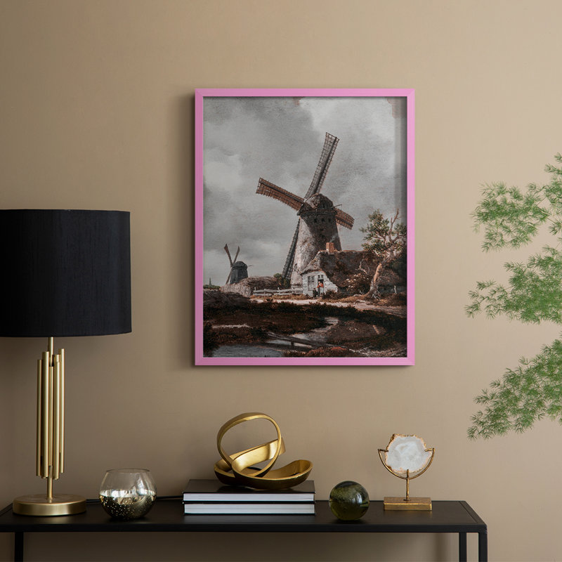 "Vintage Landscape CCxxiii", H 21 po x l 17 po, Rose