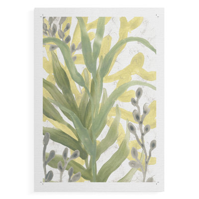 Sea Grass Fresco IV - Impression sur toile seulement - NON-CADRE