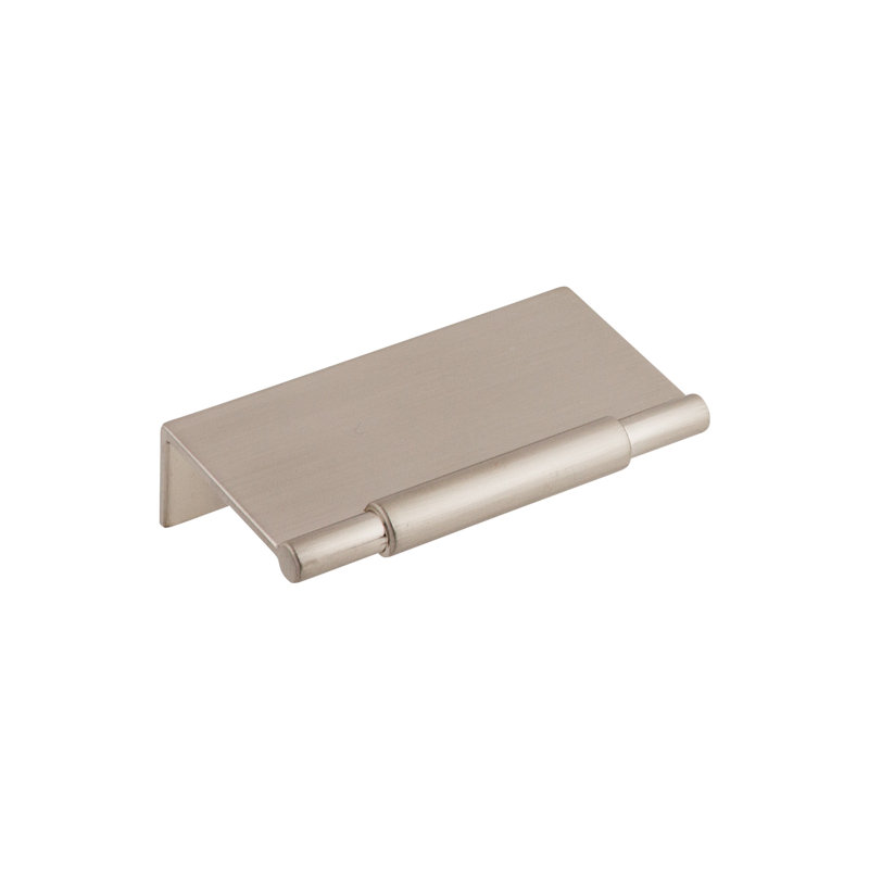 Crestview Finger Pull, Brushed Satin Nickel, 2" Center to Center