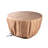 Jaidan Round Aluminum Propane Smokeless Fire Pit Table with Hidden Fuel Tank-946746704