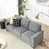 Tissu gris
