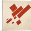 «Suprematism with Eight Red Rectangles 1915» par Kazmir Malevich, reproduction d'art sur toile tendue-55933118