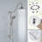 With hand shower system (including rough-in valve)-110679798