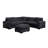 Latitude Run Shariff 4 - Piece 99'' Modular Oversized Reversible Corner Sectional-396891306