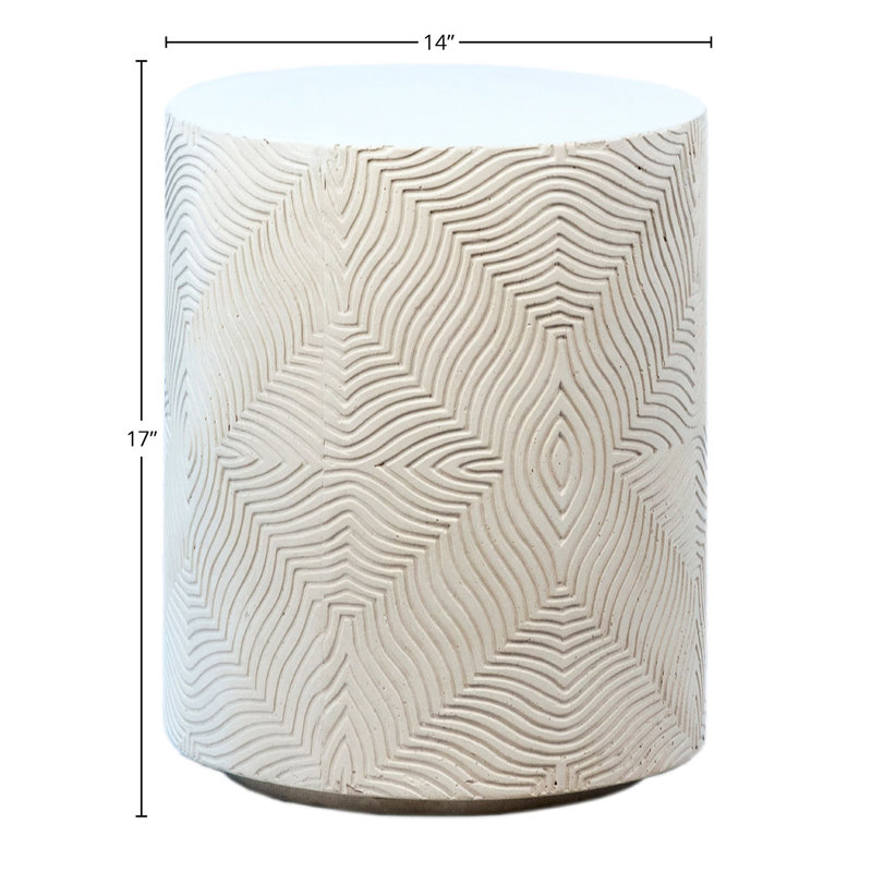 Tarita Concrete Outdoor Side Table