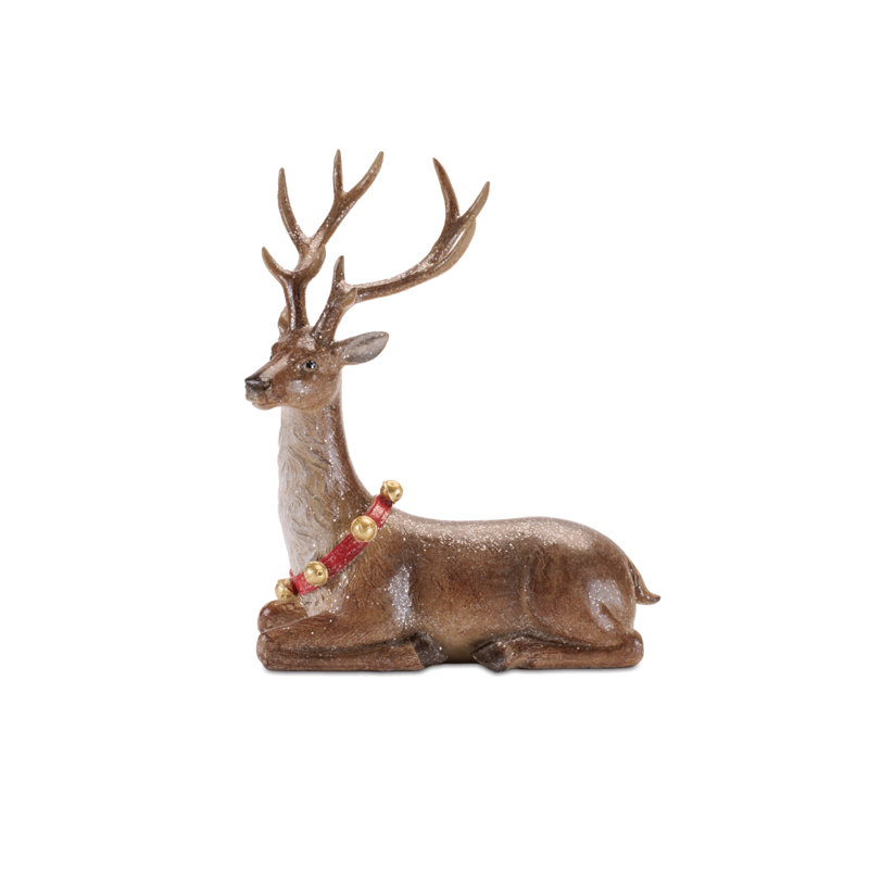Figurine de cerf scintillant (ensemble de 2)