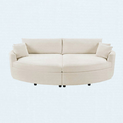 Oversized Double Chaise Lounge Sofa 102.3" Sofa Bed Upholstered Loveseat Sofa Couch