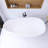 66.9'' x 34'' Freestanding Soaking Solid Surface Bathtub