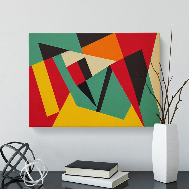 Art Suprematism - Wrapped Canvas Print, 35cm H x 50cm W x 3cm D