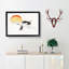 Bird Flying During Sunset by Kono Bairei - Picture Frame Painting Print on Paper-55466107-55466105