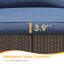 Chaise de patio pivotante avec coussins-1107897660