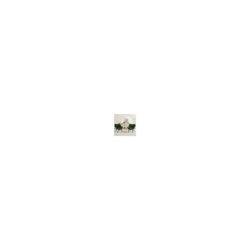 Fauteuil d'appoint, canapé simple à accoudoirs rembourrés, Tissu vert