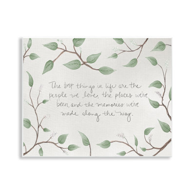 Plaque murale The Best Things In Life, design par SD Graphics Studio