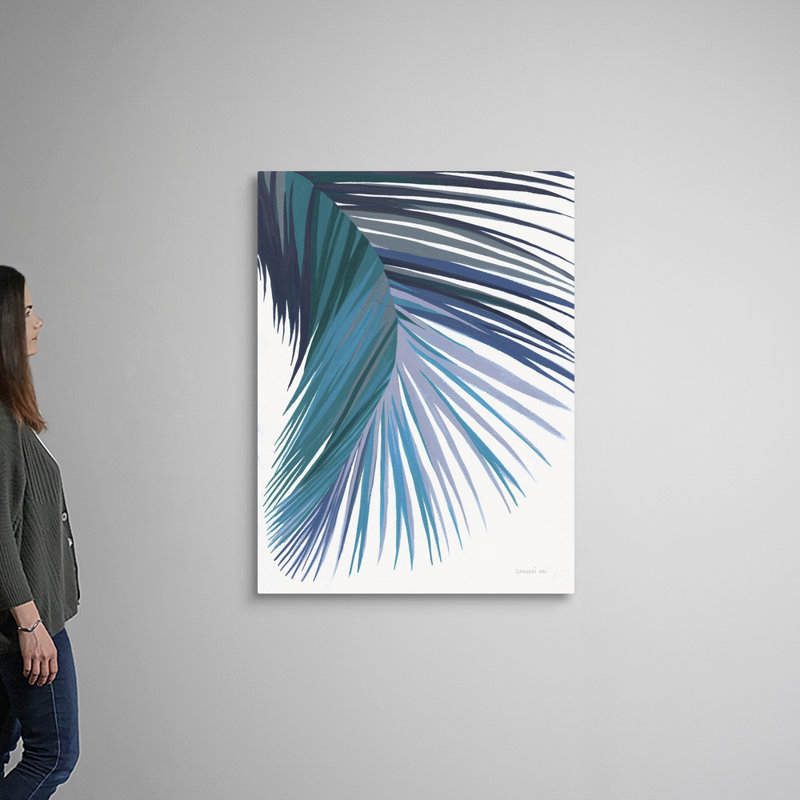 Art rétro sur toile rétro Big Leaf II, H 48 po x l 36 po, Toile tendue
