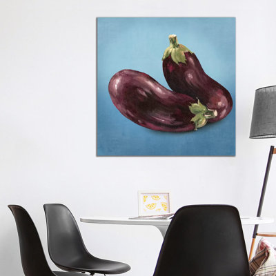 Eggplant by Asia Jensen - Wrapped Canvas Painting
