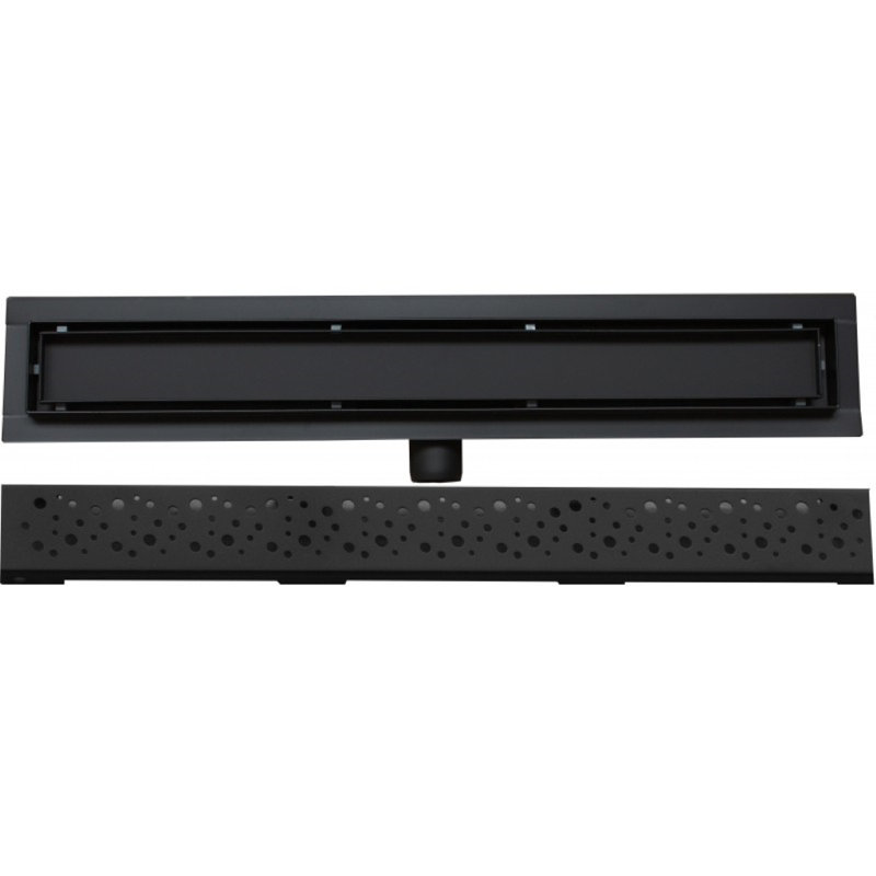 Tolna Linear Grid Waste Shower Drain, 7cm H x 90cm W x 5cm D