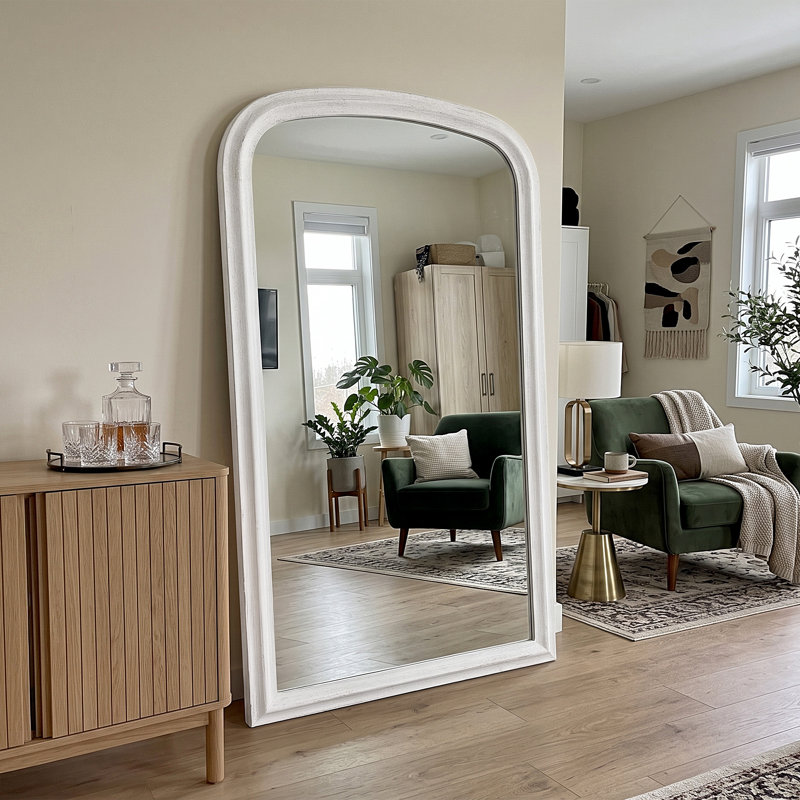 Miroir pleine grandeur blanc