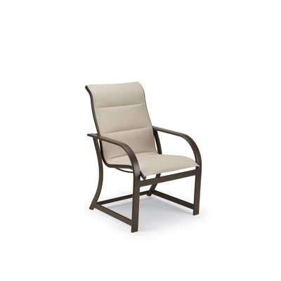 Key West Padded Sling Outdoor Dining Armchair