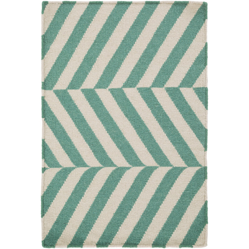 Araliya Wool Chevron Indoor Rug, Rectangle 2' x 3'
