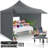 10 Ft. W x 10 Ft. D Up Canopy Tent with Awning,Heavy Duty Canopy UPF 50+ All Season Wind Waterproof Commercial Outdoor Street Vendors Party Tents for Parties Canopy with Carry Bag-101271581