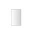 Miroir de salle de bain 60 po x 22 po à fixation murale rectangulaire noir, verre flotté, cadre rouille, cadre en métal moderne brillant à angle de suspension de 360 degrés, cadre transparent de 60 po x 22 po