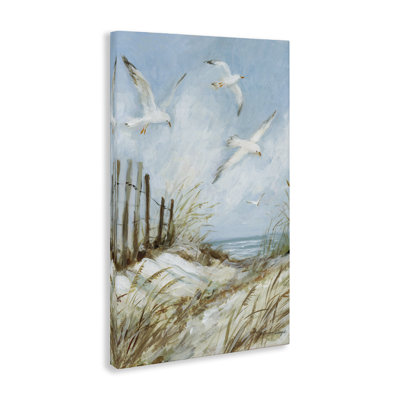 «Beach Path with Seagulls», art mural par Susan Winget