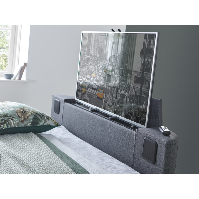 Annarosa Upholstered Ottoman Storage Bed, Kingsize (5')