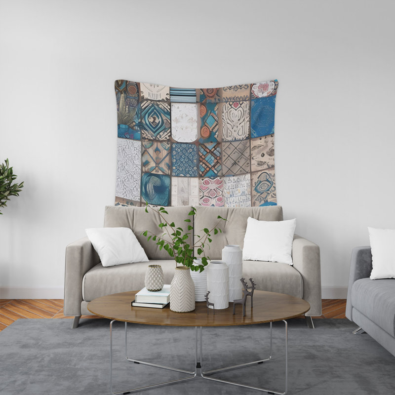 Tapisserie murale, H 60 po x l 51 po