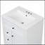 Meuble-lavabo à tablettes réglables avec lavabo-202092479