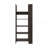 Bookcase, 5 Shelves, Dark Walnut