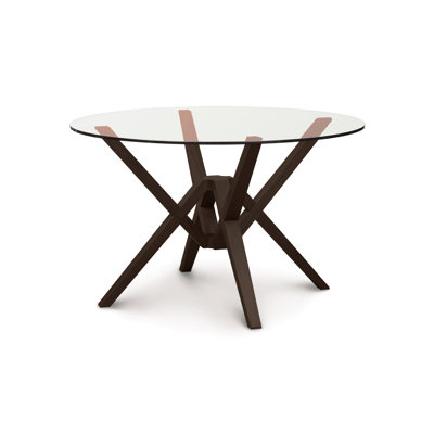 Table ronde en verre Exeter