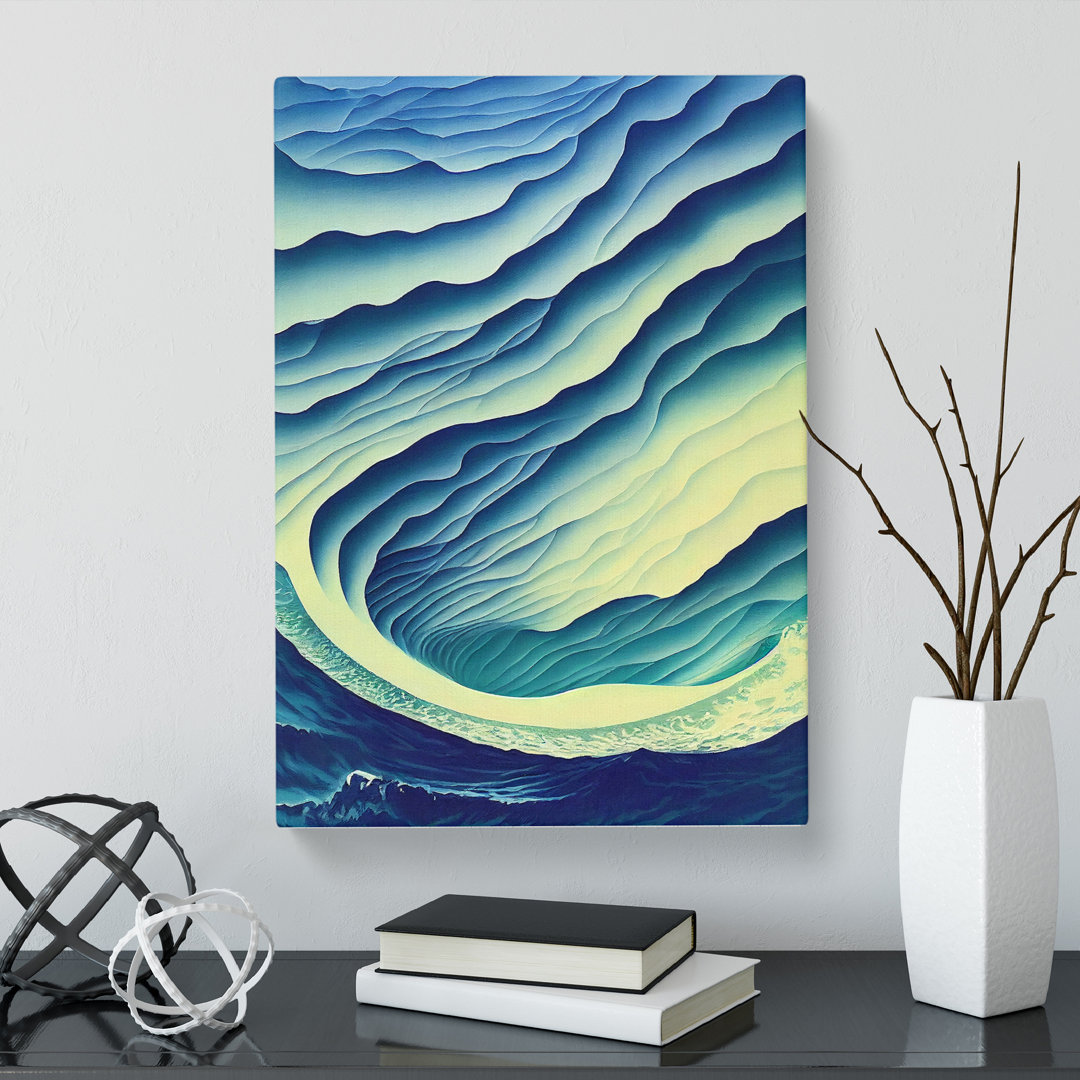 Ocean Sea Abstract Art Vol.2 - Wrapped Canvas Graphic Art