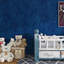 60 CM x 5 M Royal Blue Velvet Fabric Wallpaper Vintage Peel and Stick Wallpaper