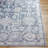 Vivir x Livabliss Eleni Slate Blue Machine Washable Area Rug-848391196