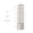 Rotating Bookcase With Storage Cabinet, Bamboo Bookshelf 360° Spinning 7 Tier Tall Narrow Display Tower Shelf, White-372809616