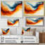 Nurbanu abstrait fugue blanche et bleue en couleur VI - abstrait spirales murales-1077173422-1077173423-1077173464