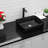 Stufurhome 15'' Glossy Ceramic Rectangular Bathroom Sink
