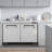 VEVOR 12.85 Cubic Feet Prep Refrigerator - 48''
