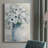 White Anemone Bouquet - Wrapped Canvas Painting
