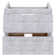 Base de meuble-lavabo mural flottant double 58 po Fresca Formosa - Base et lavabo non inclus
