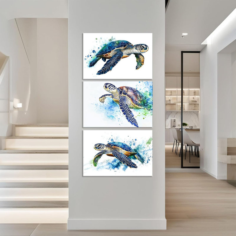 3 Piece Wrapped Canvas Wall Art, 40cm H x 30cm W